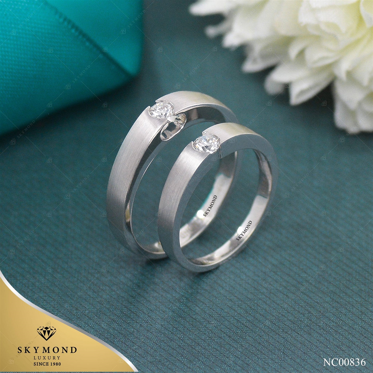 Nhẫn cưới phối màu quyến rũ