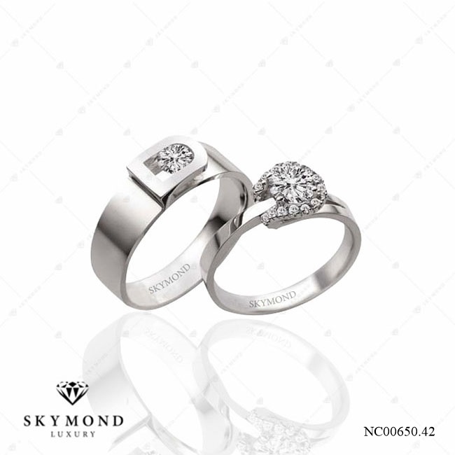 Nhẫn cưới Bạch Kim