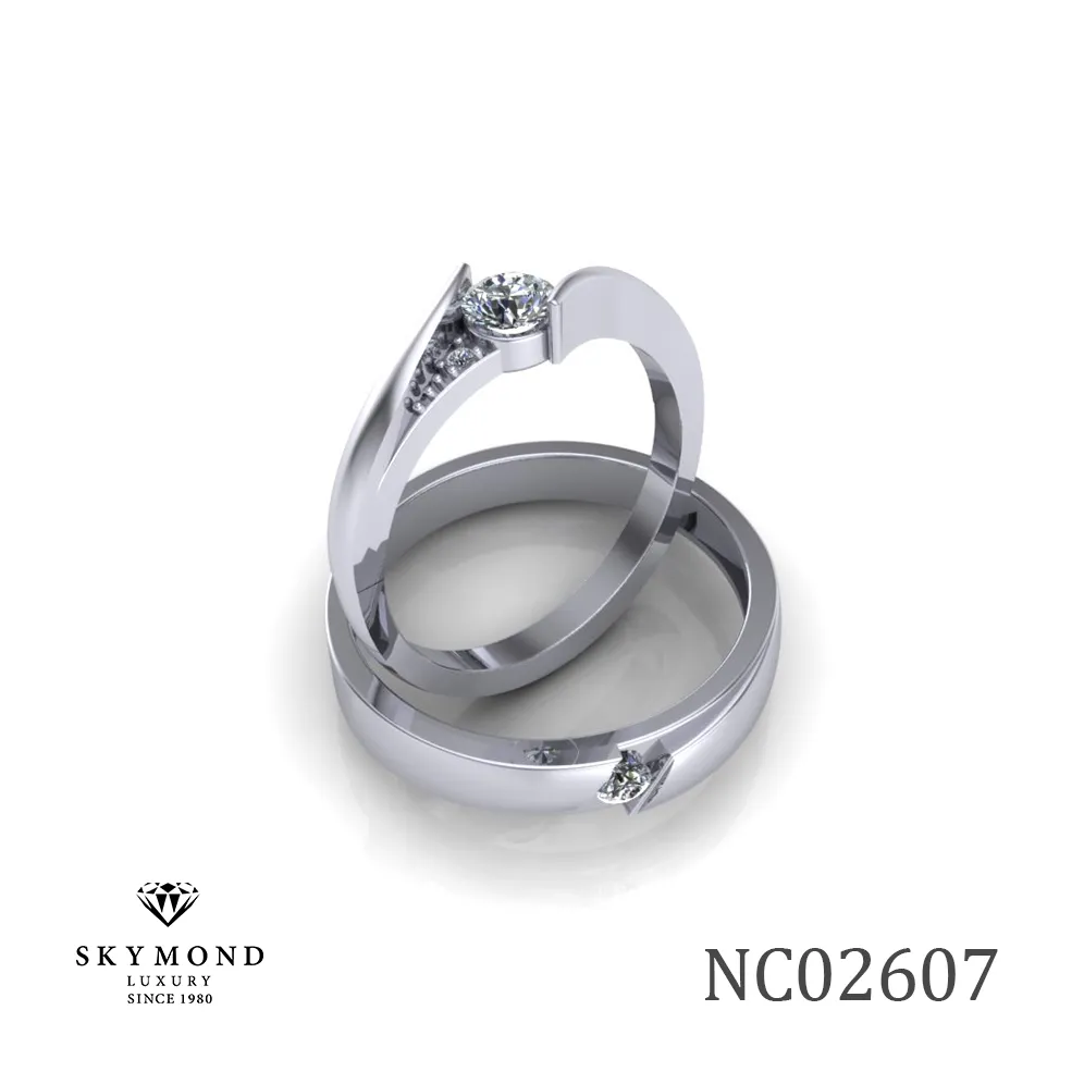 mẫu nhẫn cưới NC02607