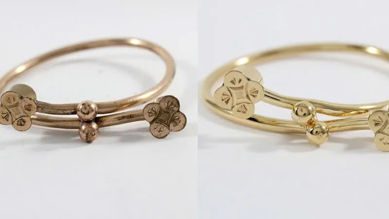 vàng 10k dễ bị xỉn màu