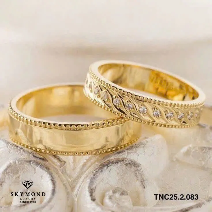 cặp nhẫn cưới skymond luxury