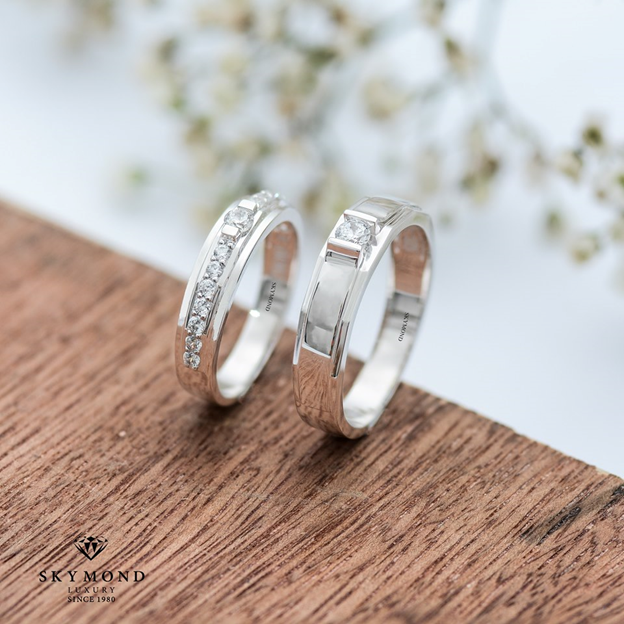 hình ảnh nhẫn cưới bạch kim