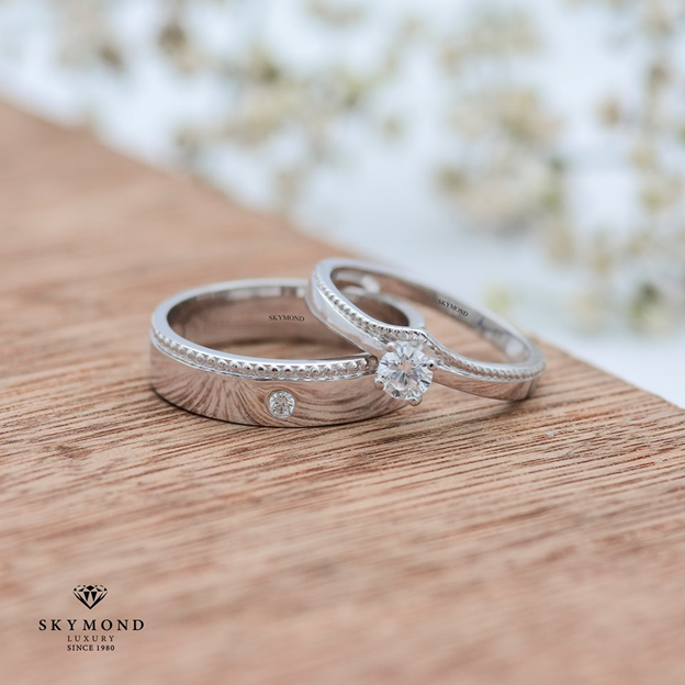 hình ảnh nhẫn cưới bạch kim