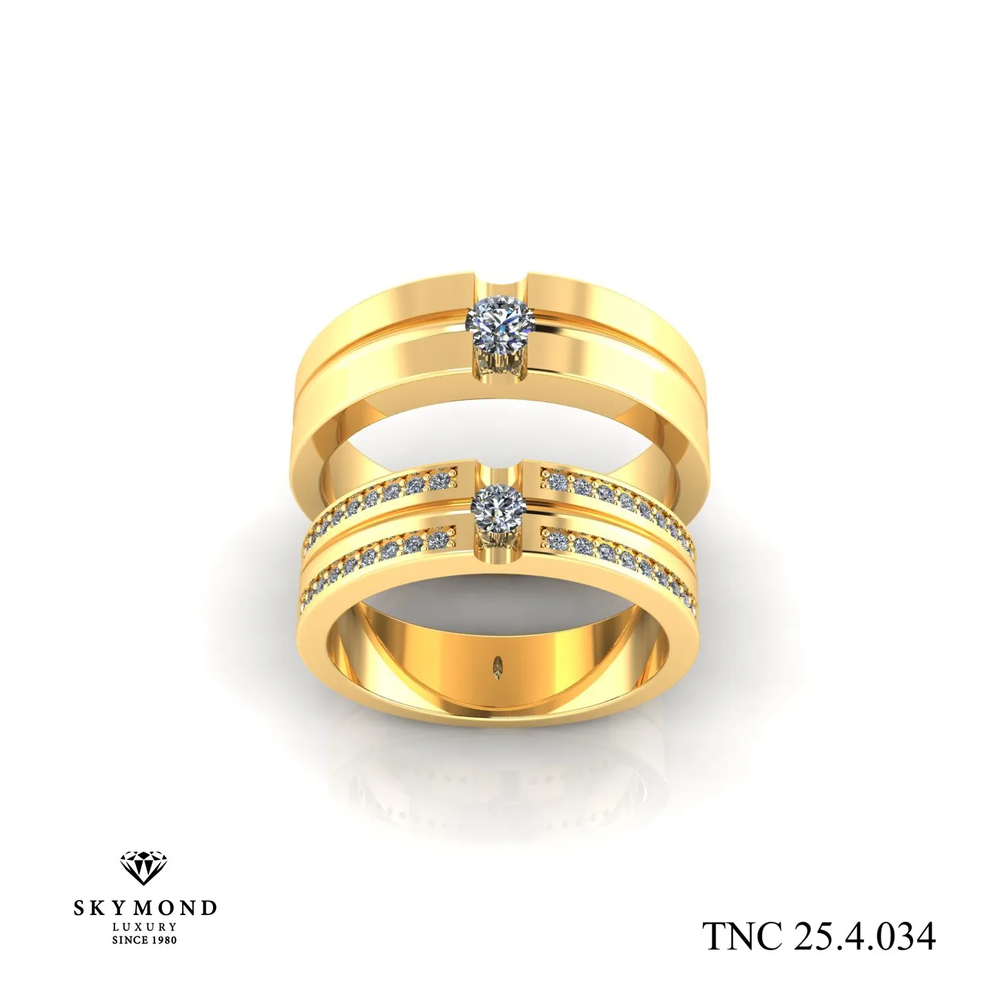 Nhẫn Cưới Vàng Vàng