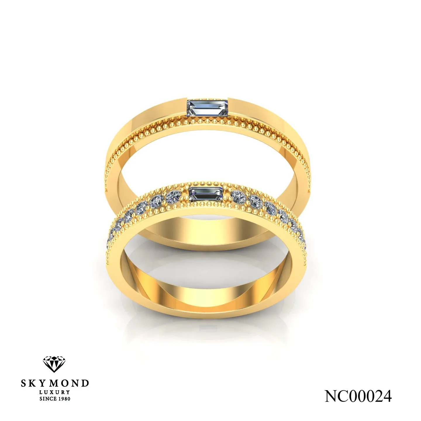 Nhẫn Cưới Vàng Vàng