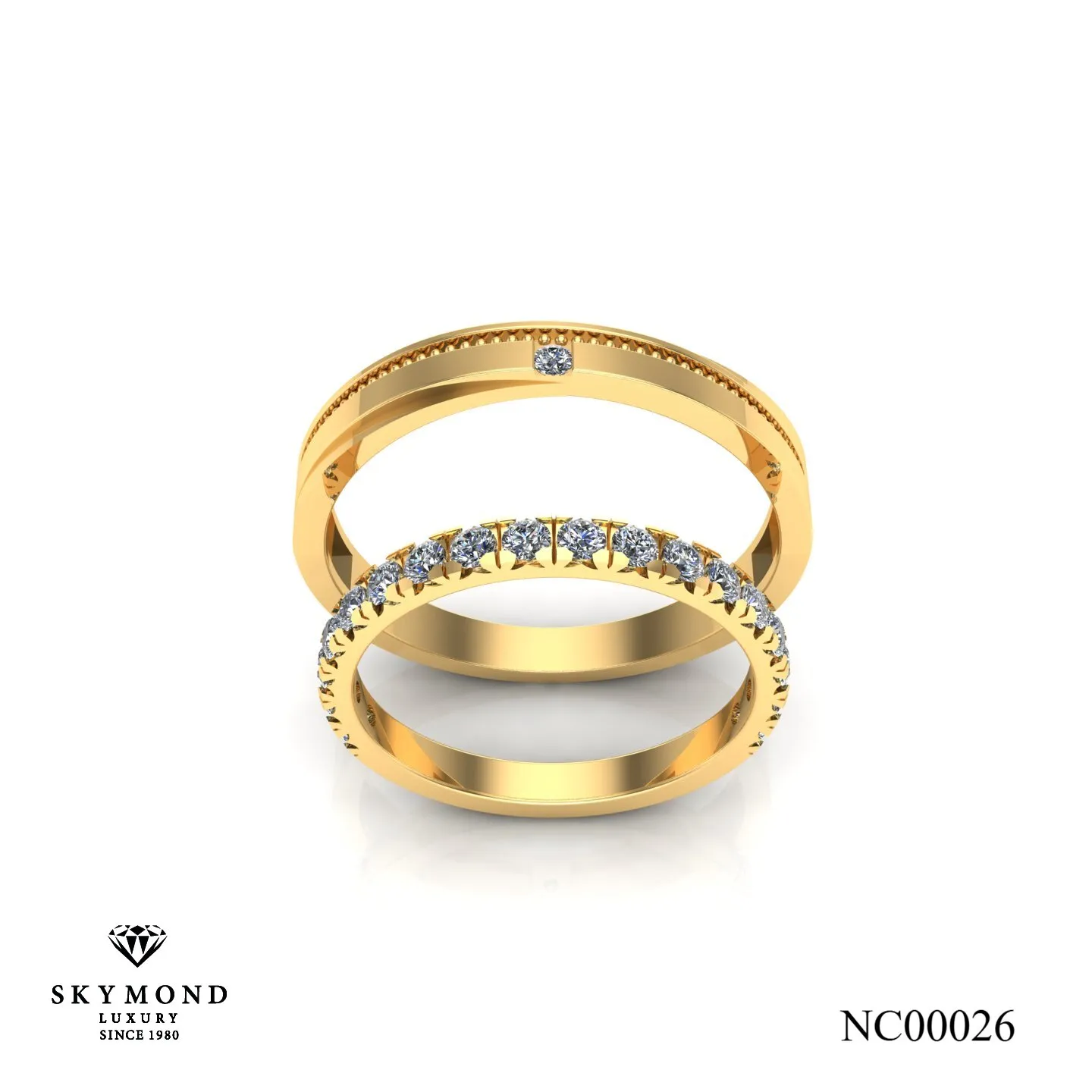 Nhẫn Cưới Vàng Vàng