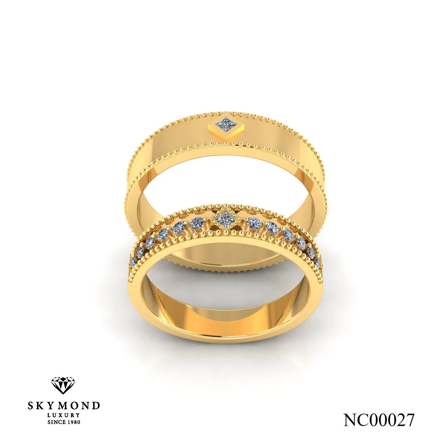 Nhẫn Cưới Vàng Vàng