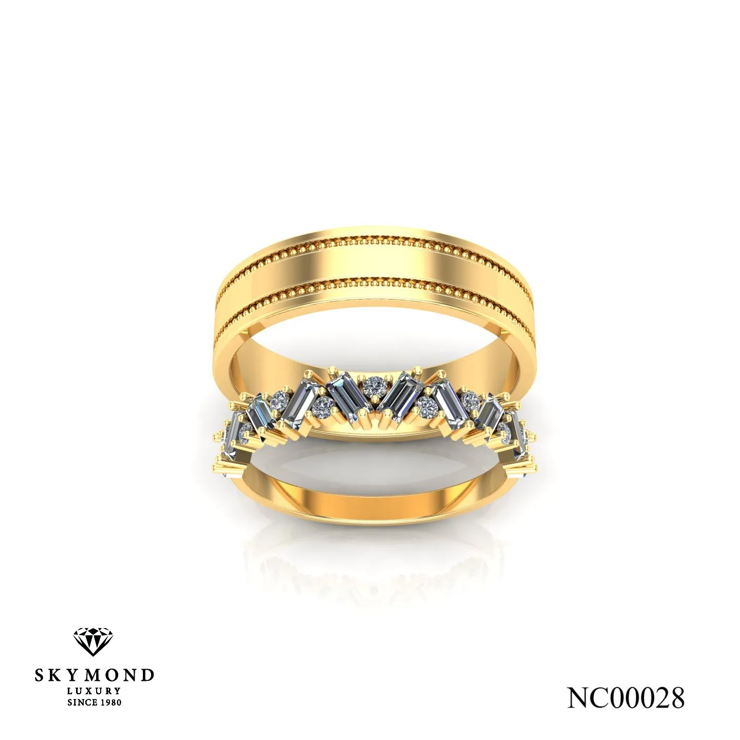 Nhẫn Cưới Vàng Vàng