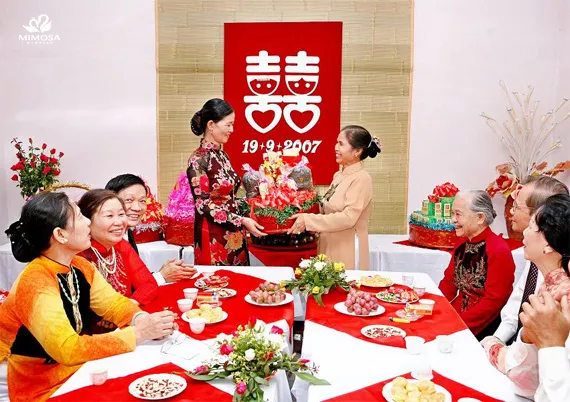 thành phần tham gia lễ ăn hỏi