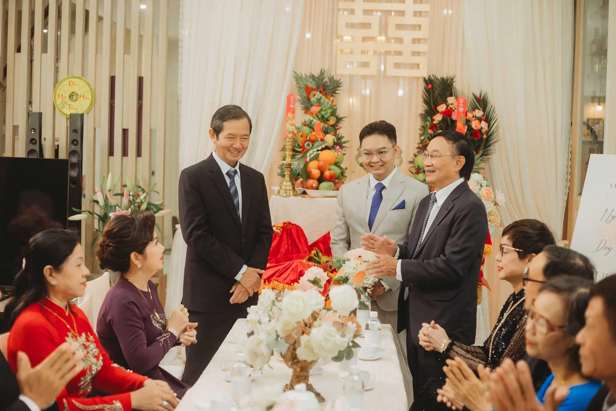 trình tự tổ chức lễ ăn hỏi