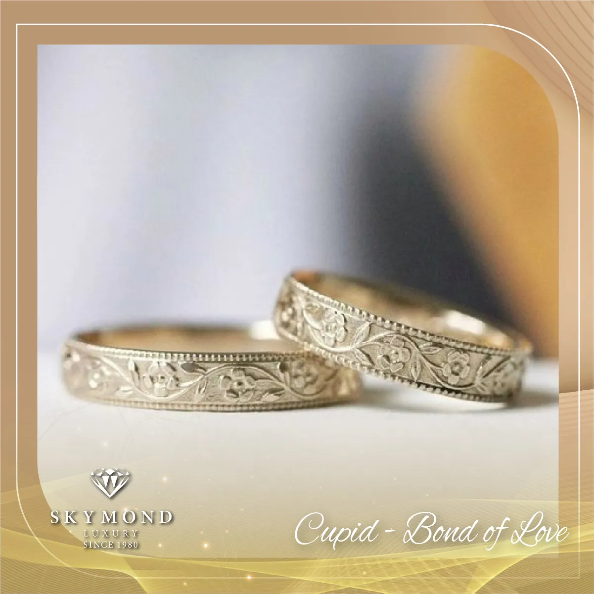 mẫu nhẫn cưới cổ điển skymond