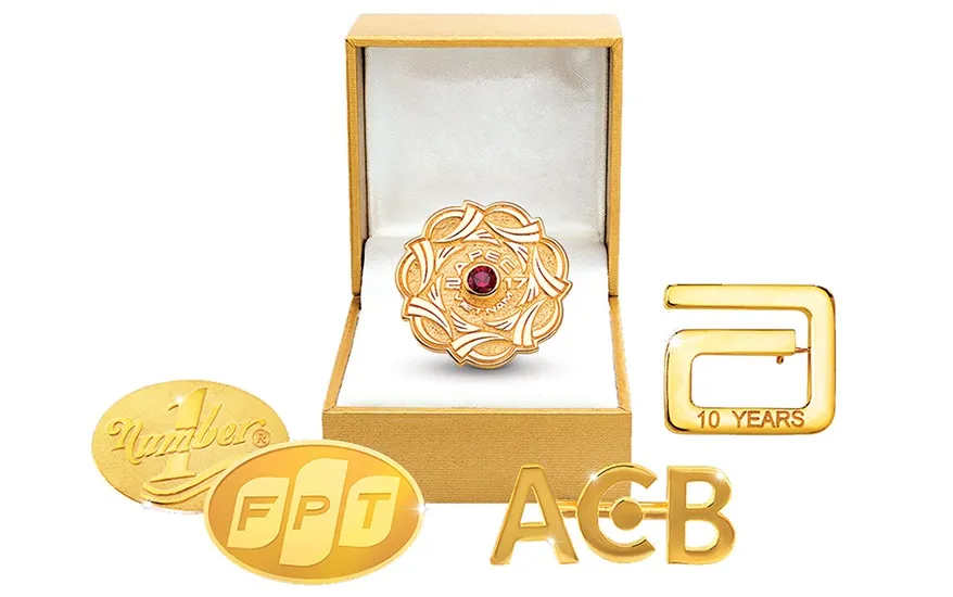 logo mạ vàng skymond