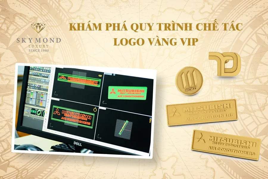 chế tác logo skymond