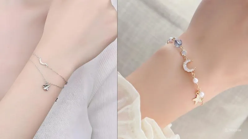 vòng tay nữ bạc