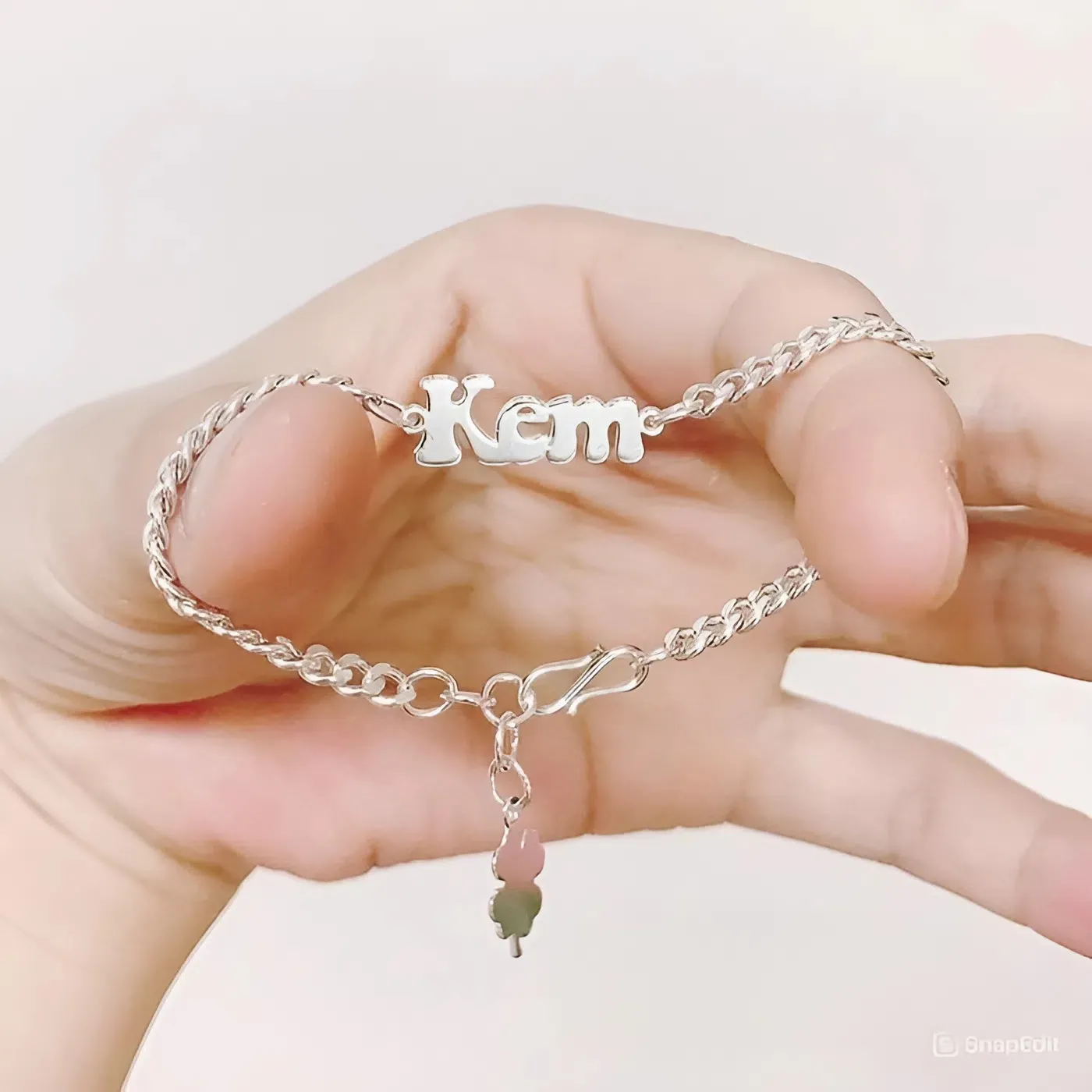 vòng tay & vòng chân bạc cho bé