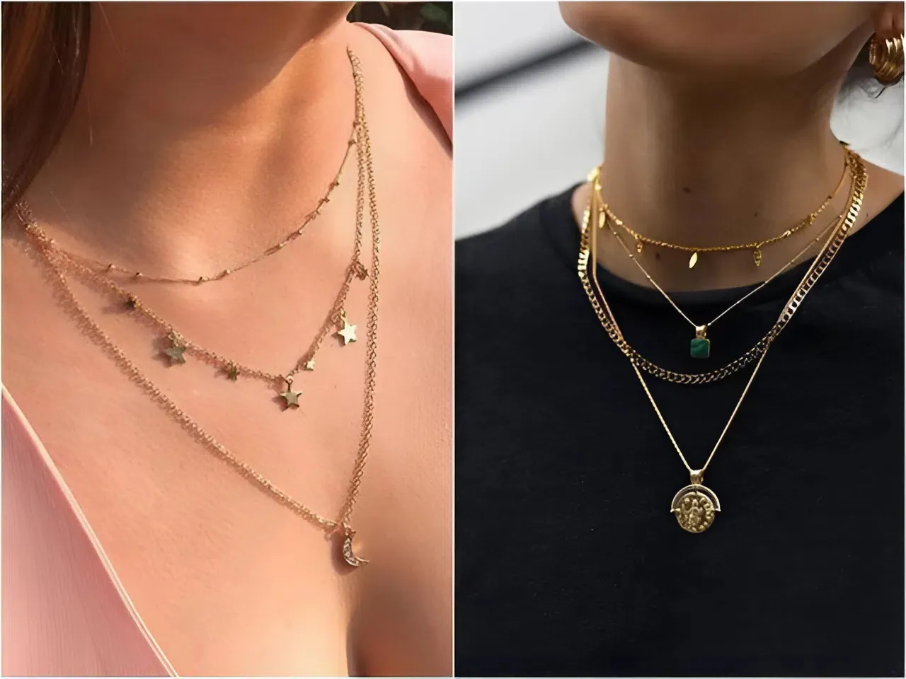 xếp chồng trang sức