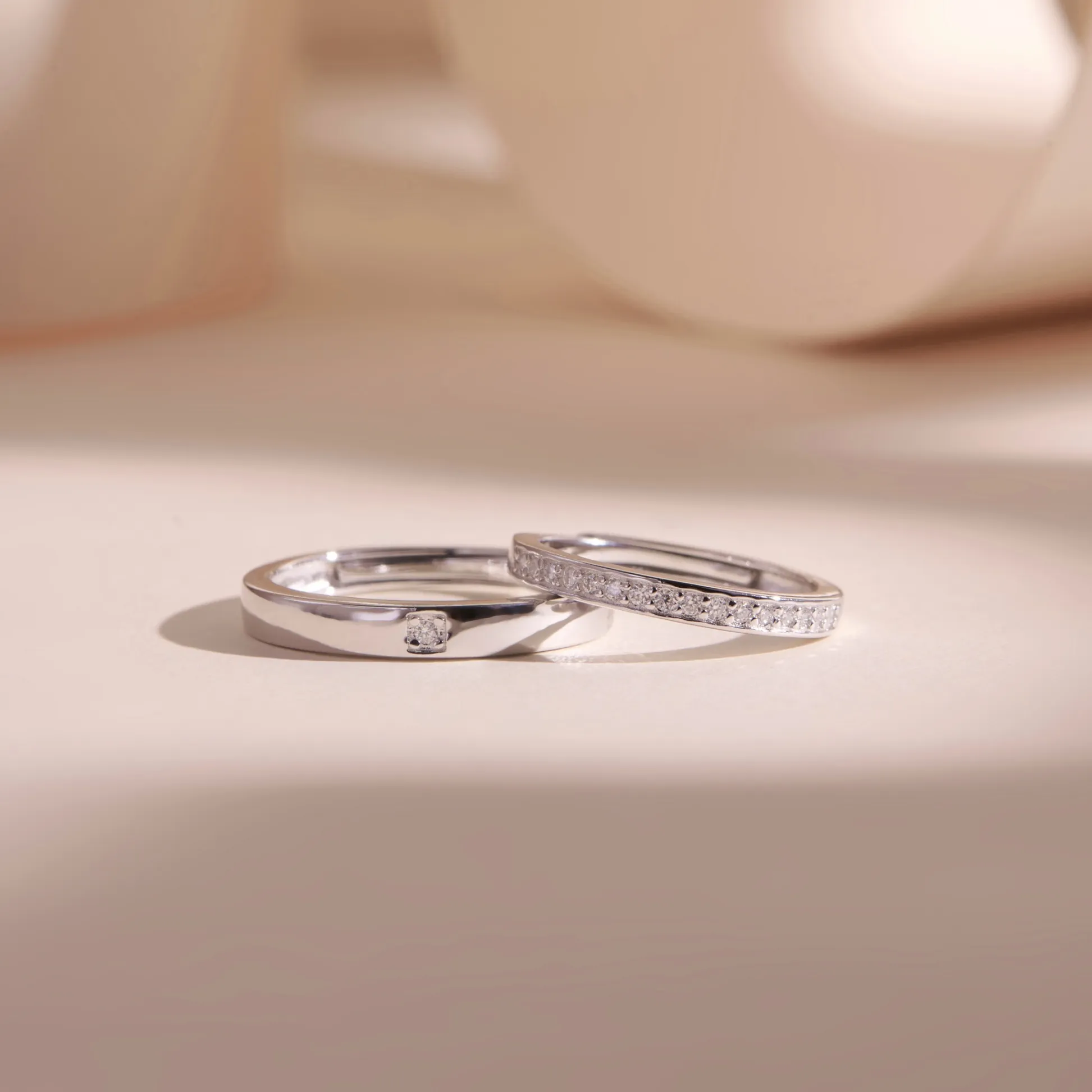 nhẫn cưới bạc