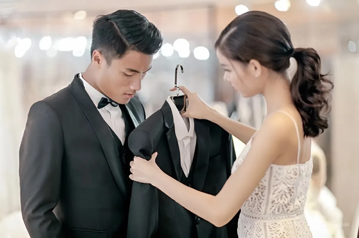 trang phục cưới