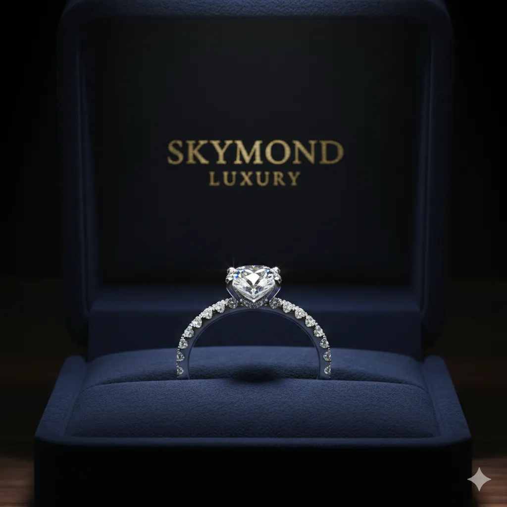 Nhẫn Cầu Hôn Pavé