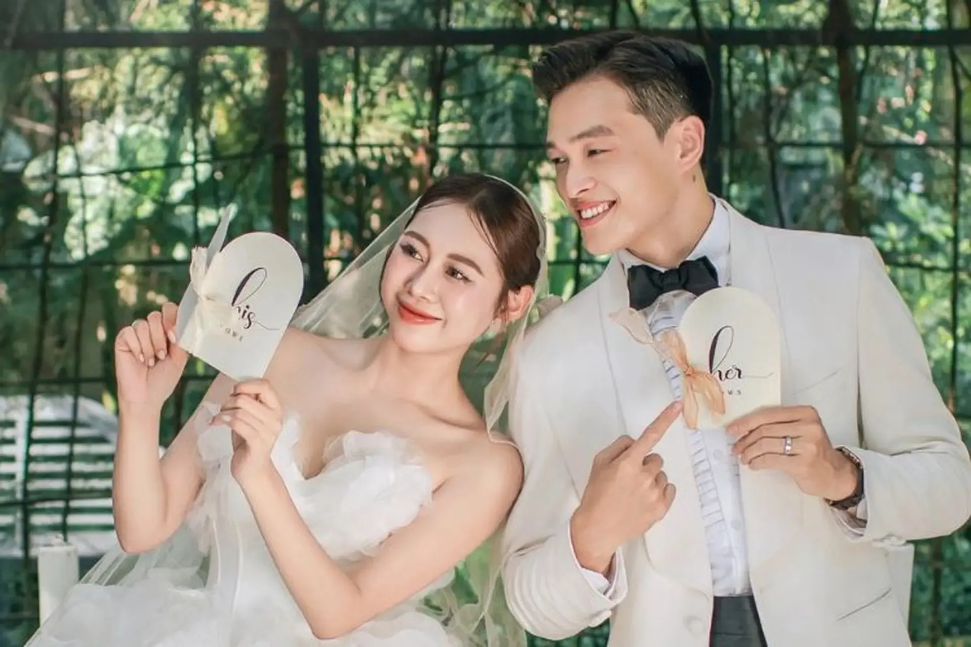 cô dâu hạnh phúc ngày cưới