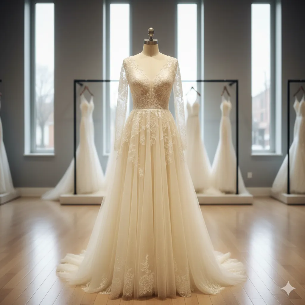 váy cưới cho người da vàng