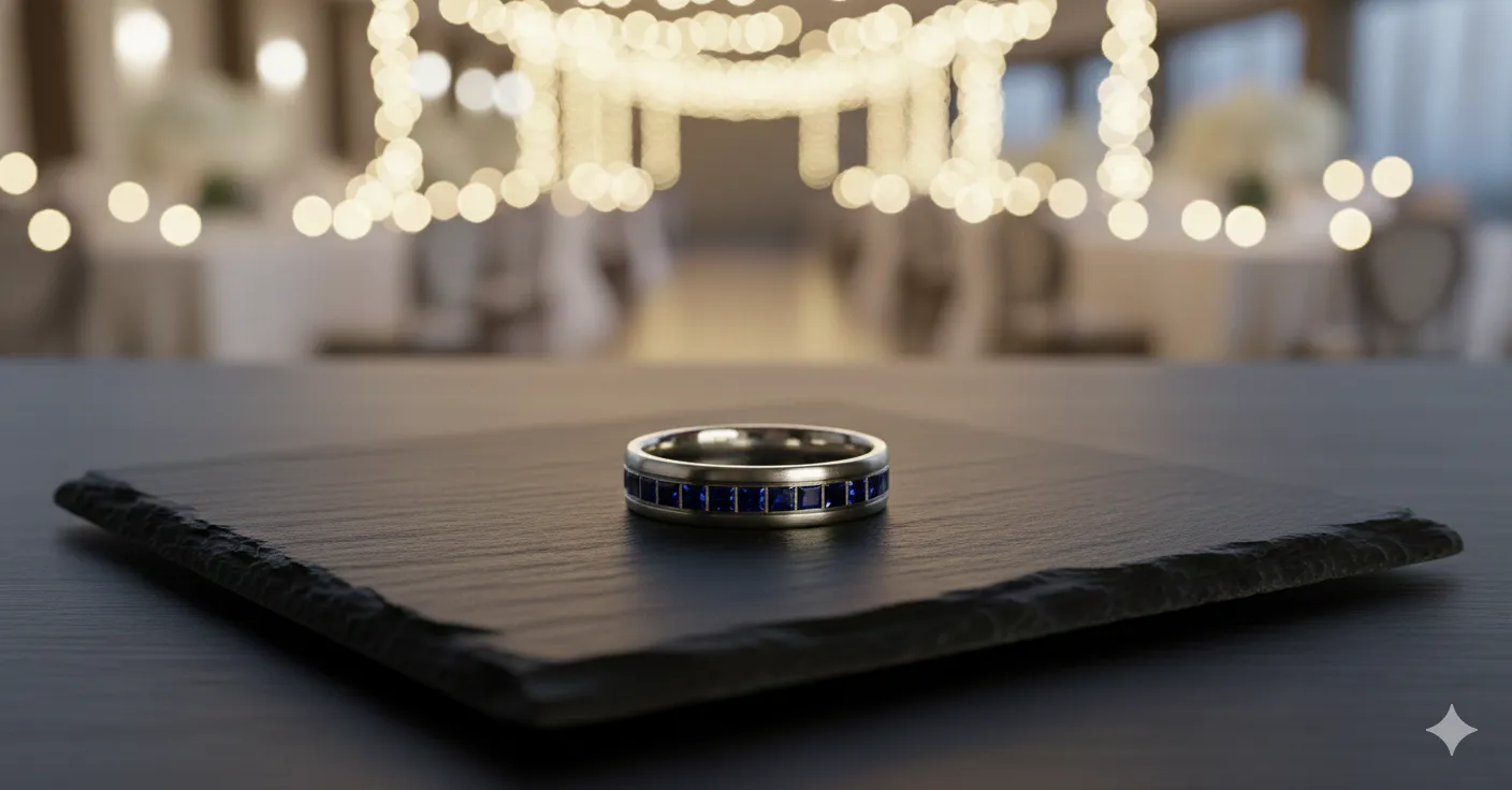 nhẫn cưới nam bạch kim