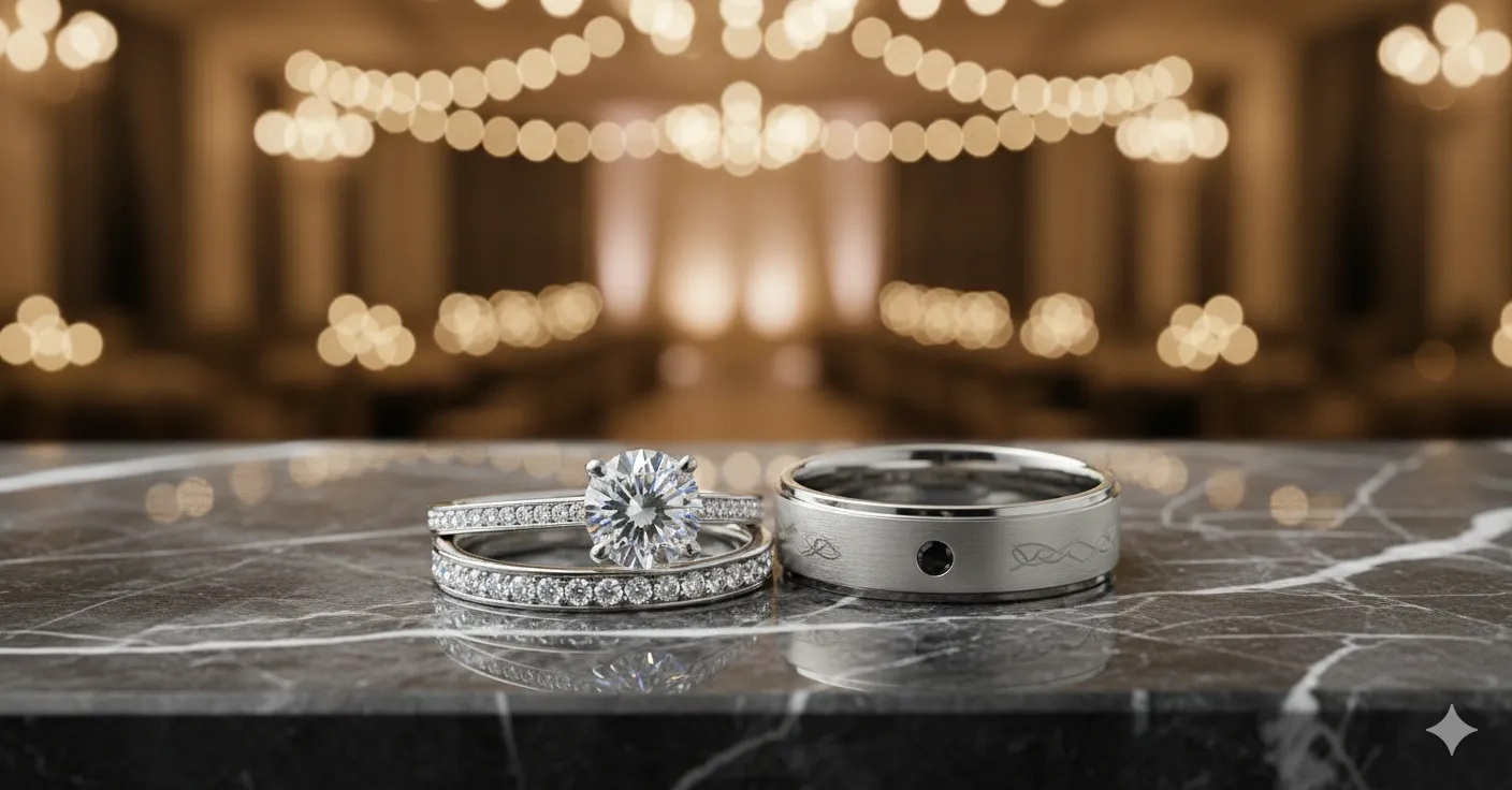 nhẫn cưới bạch kim