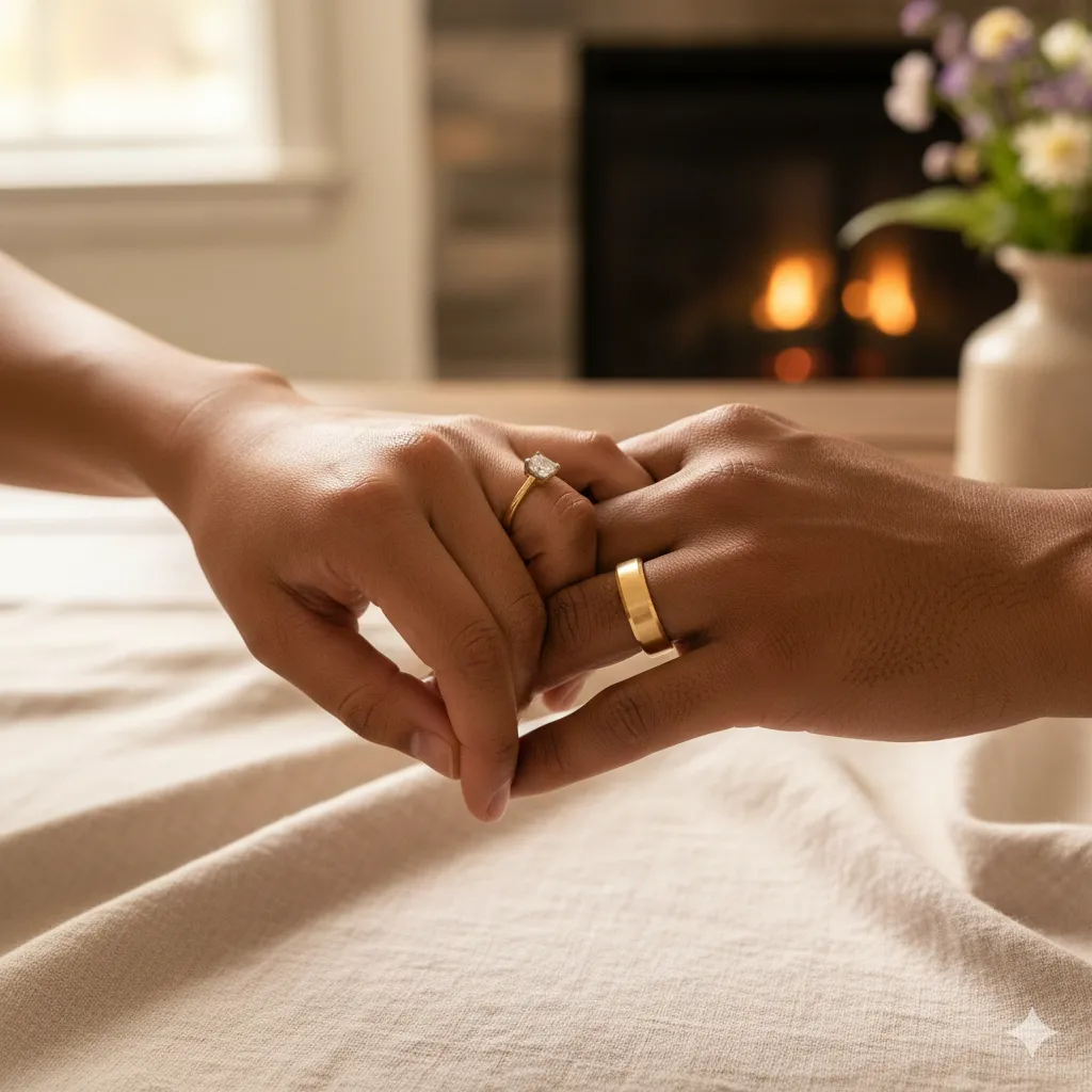 nhẫn cưới vàng vàng